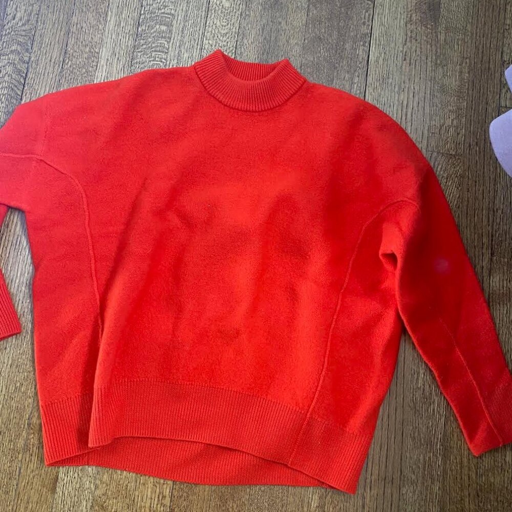 COS red sweater, small